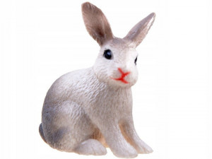 Figurina din plastic pentru copii, Iepuras, dragut, 4.5 cm, Jokomisiada
