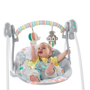 Leagan portabil Bright Starts Whimsical Wild™ - Img 5