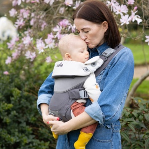 Marsupiu ergonomic 3 in 1 pentru bebelusi Joie Savvy Lite Cobblestone - Img 2