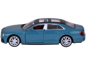 Masinuta metalica de colectie, pentru copii, Bentley Flying Spur Hybrid , 1:38, cu sunete, lumini, Albastra, ZA5052 - Img 3