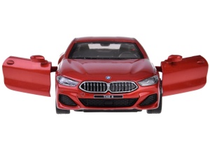 Masinuta metalica pentru copii, BMW M850i Coupe, cu lumini si sunete, 14 cm, Jokomisiada, ZA4612 - Img 3