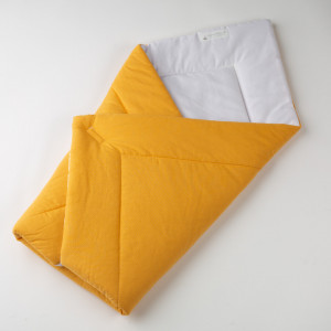 Paturica de infasat bebe, 70 x 70 cm, Maradalia, Yellow