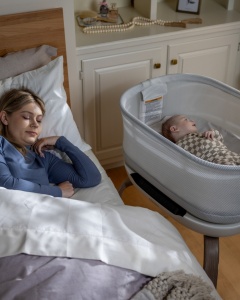 Patut co-sleeper Graco Eluma Nest Luna cu leganare automata si sistem inteligent de detectare a plansului - Img 9