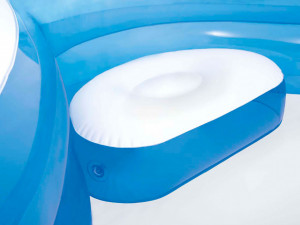 Piscina Gonflabila Intex cu 4 Scaune cu Spatar si Suport Bauturi, Capacitate 990L - Img 2