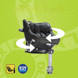 Scaun auto Graco Turn2Me 360° DLX Midnight, 40-105 cm, certificata R129 si testat ADAC - Img 9