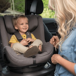 Scaun auto rotativ Nuna i-Size TODL next Biscotti, 40-105 cm, testat ADAC - Img 7