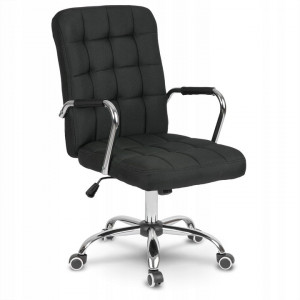 Scaun de birou pivotant, Sofotel, Benton+, captuseala respirabila, material textil, relgare inaltime, reglare inclinare TILT, Negru