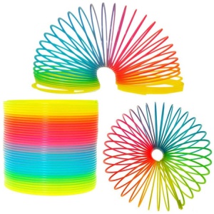Set 10 Jucarii interactive, arc elastic Curcubeu, diametru 7,5 cm, Jokomisiada, ZA1255 - Img 6