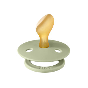 Set 2 suzete pentru bebelusi, BIBS, Colour Latex, tetina anatomica, 0 luni+, Ivory / Sage - Img 4