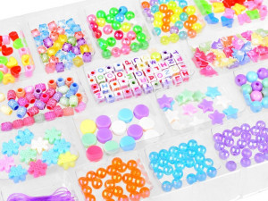 Set creativ, Margele pentru bratari, cercei, coliere, Jokomisiada, ZA3984 - Img 2