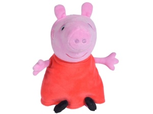 Set de plus pentru copii, Peppa Pig Family,cu masina, Jokomisiada, ZA5436 - Img 3