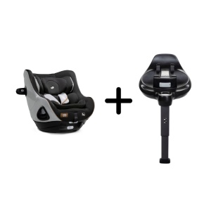 Set scaun auto rotativ i-Size Joie i-Harbour Signature Carbon, 40-105 cm + Baza i-Size i-Base Encore, testat ADAC si certificat R129 - Img 2