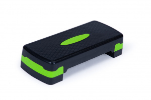 Stepper pentru exercitii fitness, 2 trepte, ModernHome, Negru/Verde - Img 5
