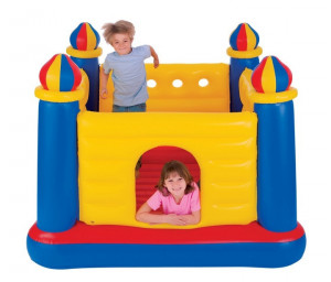 Trambulina gonflabila pentru copii, INTEX, 48259, Castle, 175 x 175 x 135 cm - Img 2