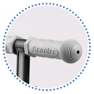 Trotineta de echilibru pentru copii, Ricokids, Loco, cu 3 roti, lumini LED, pliabila, ghidon reglabil, pana la 25 kg, Albastra, 765106 - Img 7