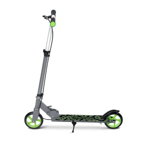 Trotineta pentru copii, cu 2 roti, tip urban, frana de mana, Ricokids, Kodi, Greutate maxima utilizator 50 Kg, Green - Img 3