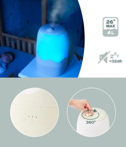 Umidificator Digital Babymoov 3 in 1 cu Ultrasunete Wave - Img 6