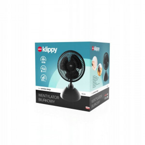 Ventilator de camera, Eldom, WG20, 2 setari de viteza, inclinare reglabila, diametru 15 cm, Negru - Img 4