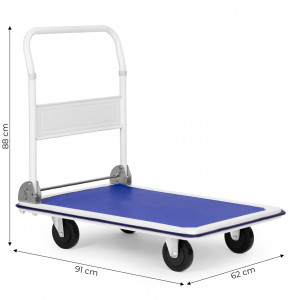 Carucior pentru marfa tip platforma, rabatabil, capacitate de incarcare 300 kg, Modern Home, 91 X 62 X 88 cm - Img 8