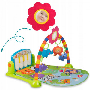 Covoras educational pentru copii, XXL, 3in1, interactiv, cu pian multifunctional detasabil, 24 melodii, Ricokids, 7316 - Img 3