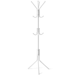 Cuier Pentru Haine de sine statator, Massido, cadru din otel, inaltime 173.5 cm, Alb
