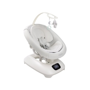 Leagan electric pentru copii Graco Eluma Sway cu tehnologie inteligenta de detectare a plansului, pentru bebelusi, alb Rori
