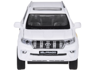 Masinuta metalica de colectie, pentru copii, Toyota Land Cruiser Prado Suv, 1:32, cu sunete, lumini, Alba, ZA5056 - Img 6