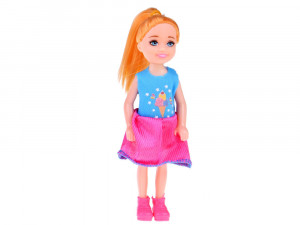 Papusa din plastic pentru copii, 13 cm, Jokomisiada, ZA4628 F