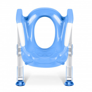 Reductor pentru toaleta, 2in1, cu scara detasabila, antiderapant, Ricokids, Albastru - Img 4