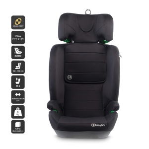 Scaun auto BabyGo SafeChild2 Black, 100-150 cm, certificat R129 - Img 2
