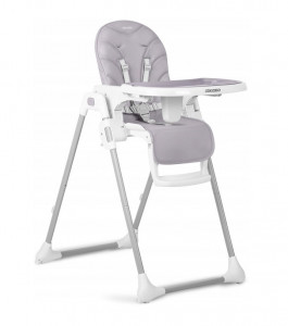 Scaun de masa reglabil, Ricokids, Tulo, spatar rabatabil, tava detasabila, suport pentru picioare, inaltime ajustabila, Grey Heather