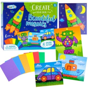 Set creativ, Mozaic din spuma, Color Day, XXL, ZA2127 B - Img 1