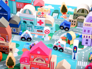 Set de constructie, City Puzzle, 135 de piese - Img 6