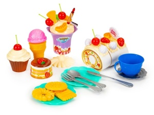 Set tort pentru ziua de nastere, Multistore, 76 de piese, HC429509 - Img 2