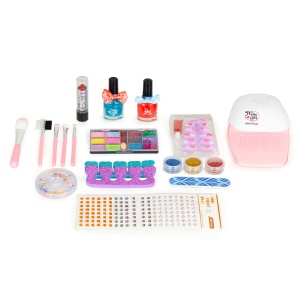Trusa de Cosmetice Pentru Copii, Cutie, Oglinda, Lampa UV, accesorii, Multistore, HC538634 - Img 3