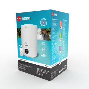 Umidificator de aer si Lampa de veche, cu rezervor luminat, Eldom, NU40 ATMA, aromaterapie, ionizare naturala, temometru, panou tactil, telecomanda, rezervor 2,8 L - Img 8