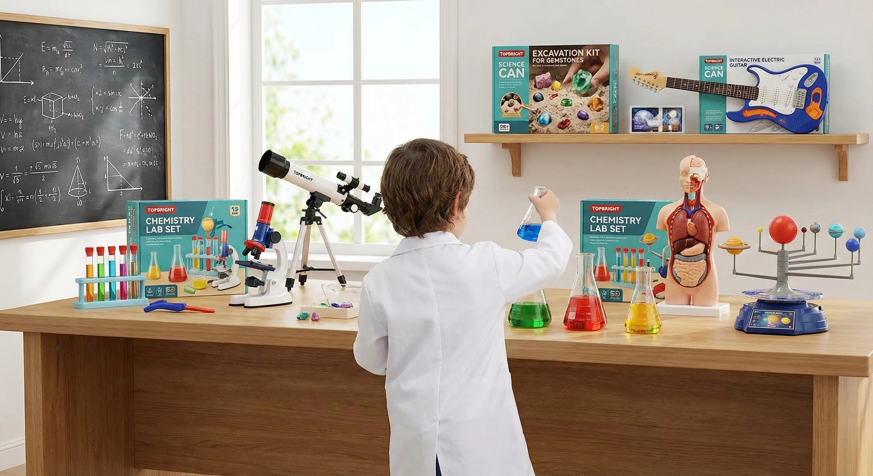 TopBright ScienceCan – educație STEM reală prin experimente, știință și descoperire