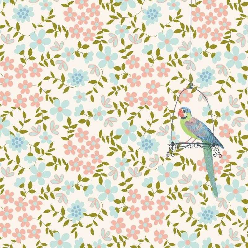 Decoratie camera copilului Tapet romantic, Djeco