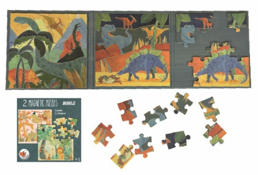 Puzzle magnetic Egmont toys, Dinozauri