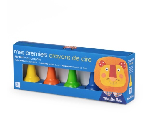Set 5 creioane cerate, Moulin Roty