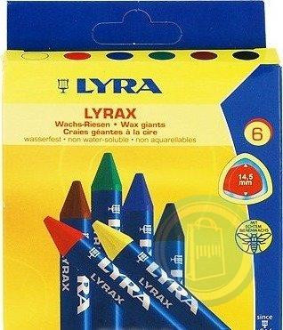 Creioane cerate Lyrax, set 6 buc