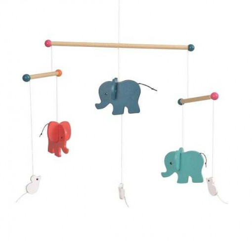 Elefanti, Decoratie mobila lemn, Egmont Toys