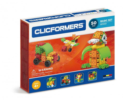 Set de construit Clicformers-Basic 50 piese