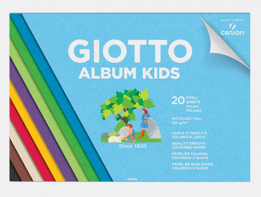 Bloc Giotto-Canson, coli colorate 120g