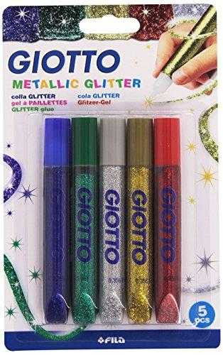 Lipici lichid cu sclipici Giotto Metalic Glitter