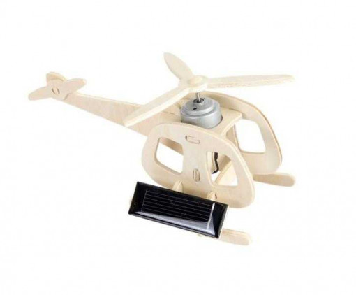 Elicopter, macheta cu panou solar