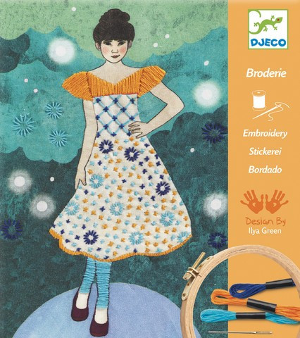 Atelier de brodat si cusut Djeco, Fashion midnight