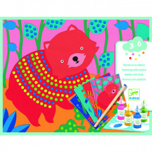Atelier creativ cu buline Djeco, Pointillisme