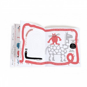 carte cu activitati monstruleti Moulin Roty