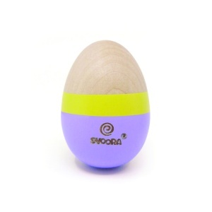 Instrument muzical Maracas Ou lemn pentru ritm si coordonare